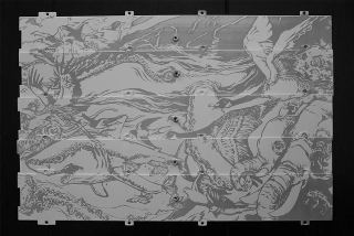 Illustration for article titled Microsatellite Art In Orbit